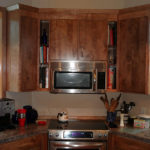 Stained Wood Cabinets